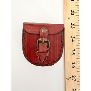 brass compass in leather case with inscription - Husband gift